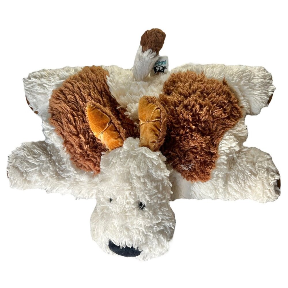 Jellycat Truffles Brown & Creamy White Plush Dog 14"x12"x4"